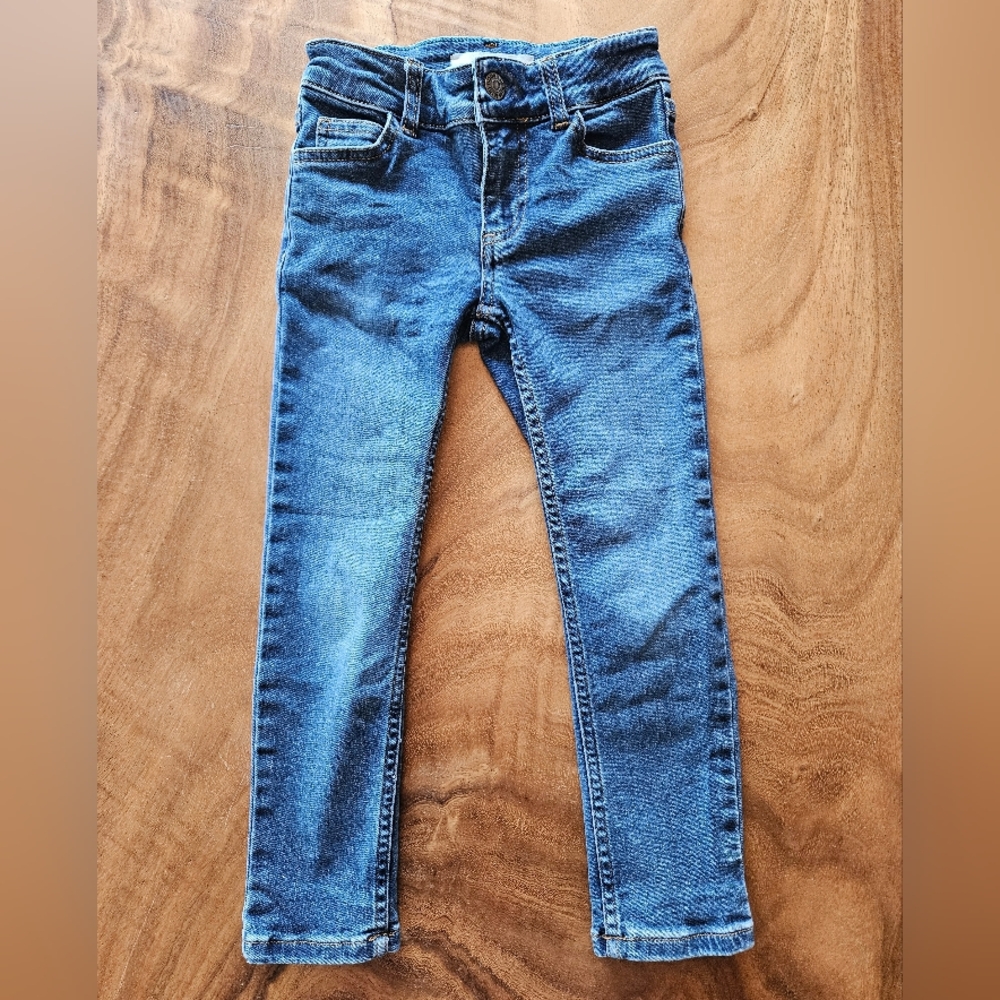 Mini Boden Size 5 Jeans Adjustable Blue Kids Denim
